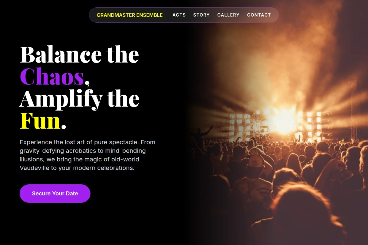 Vaudeville Entertainment