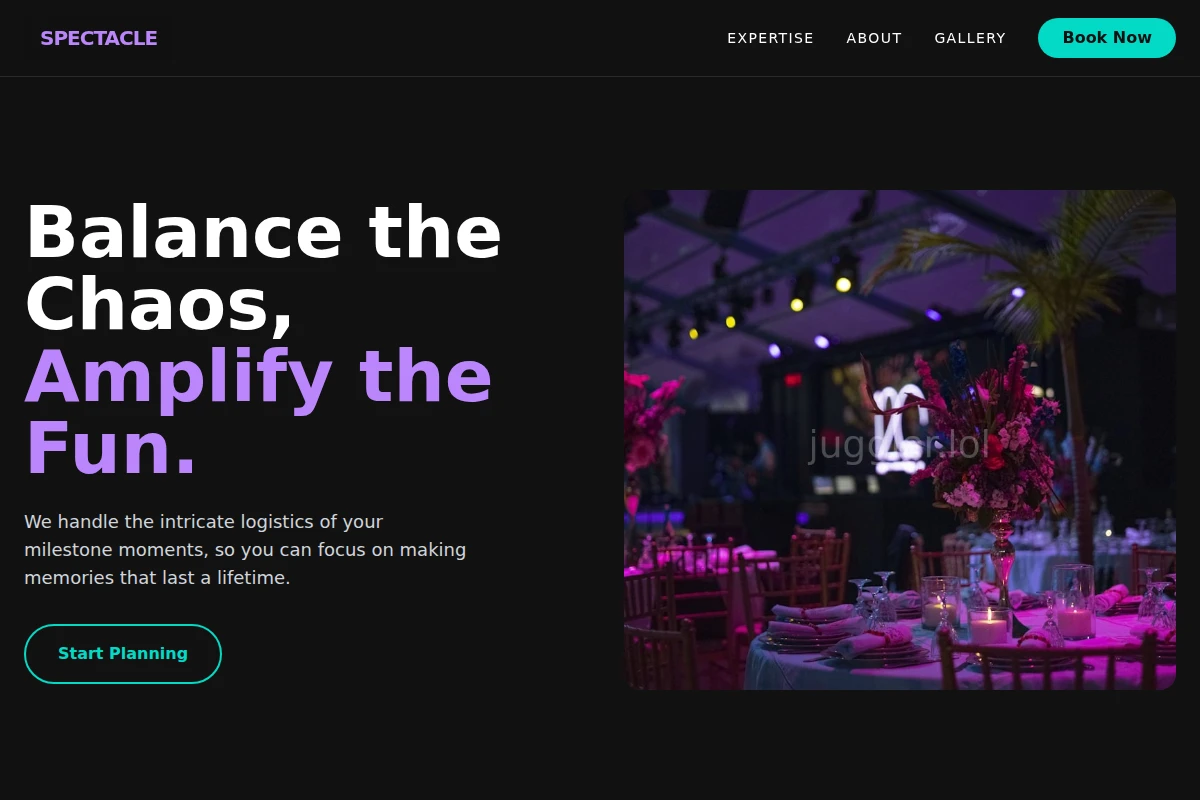 Spectacle Event Planning