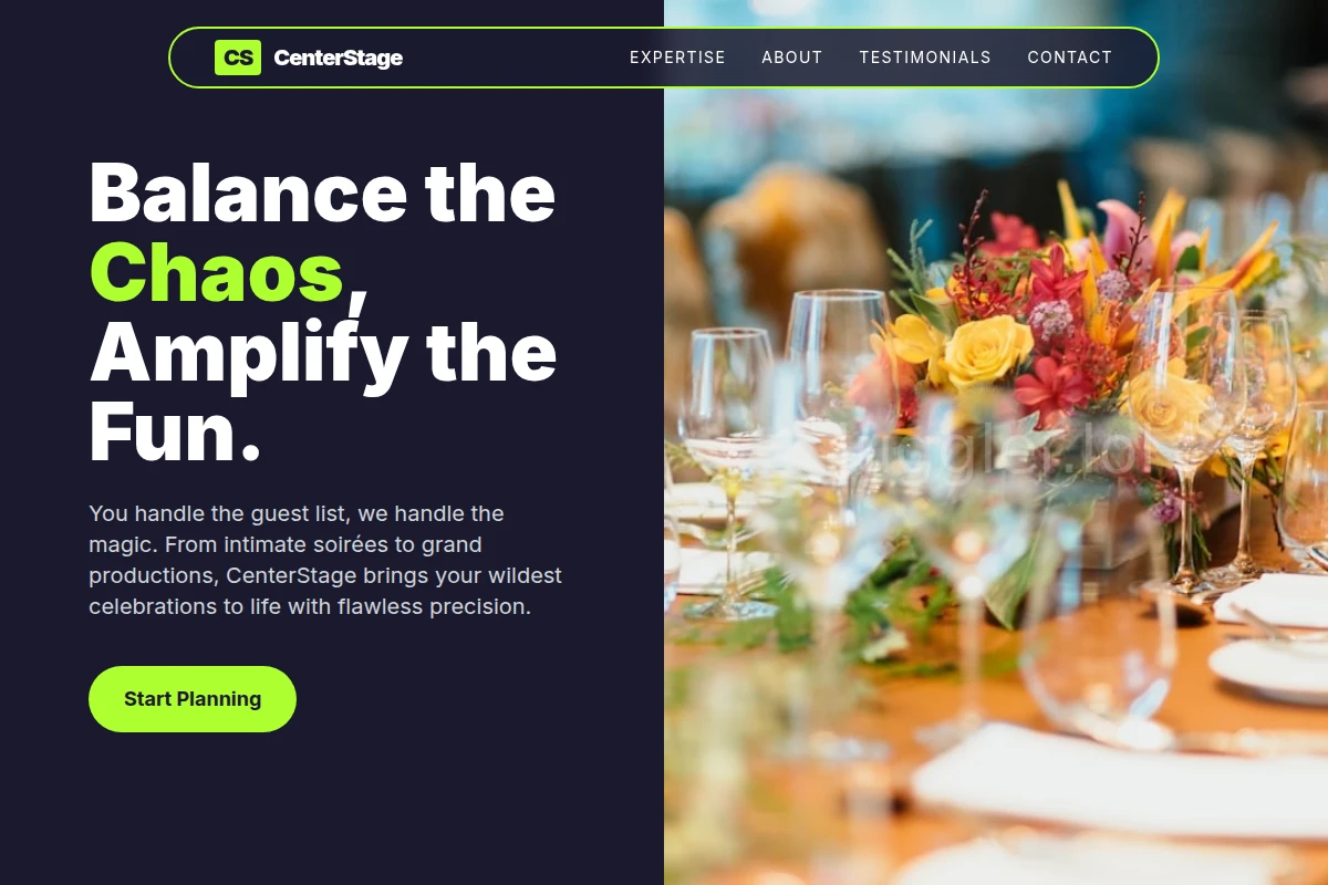 CenterStage Event Planning