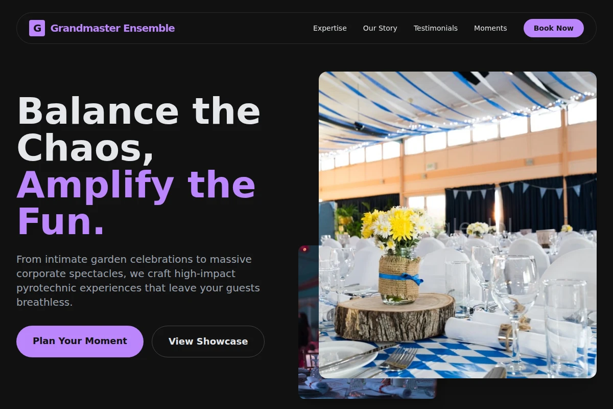 Pyrotechnic Event Planning