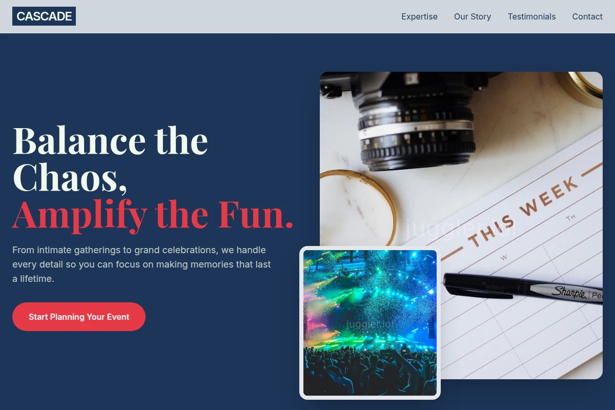 Cascade Event Planning