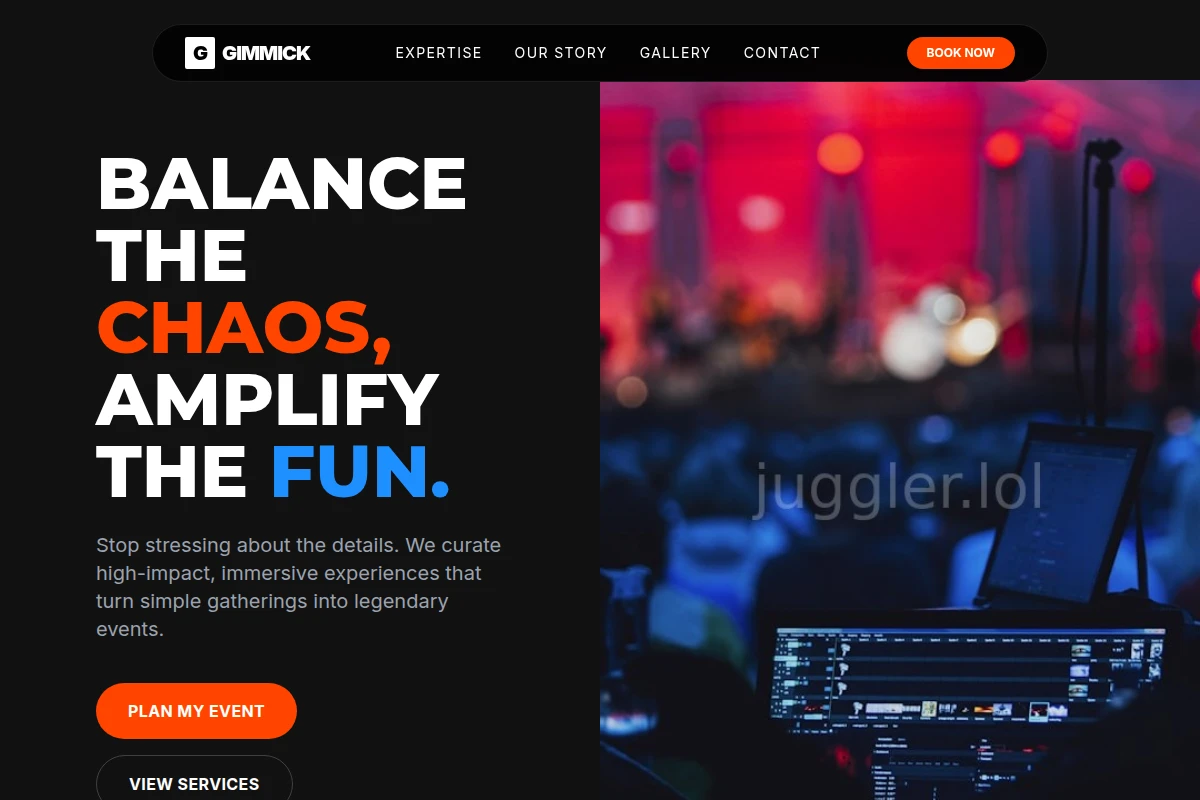 Gimmick Event Planning