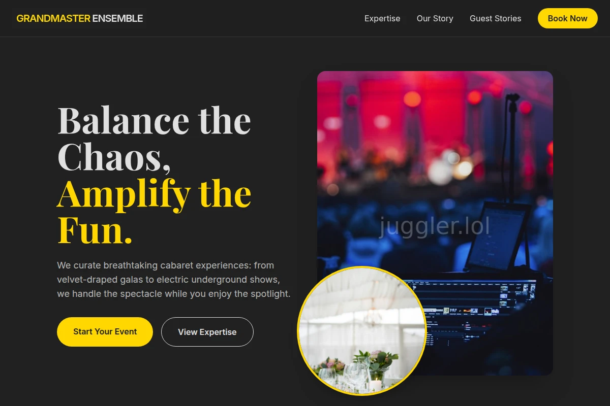 Cabaret Event Planning