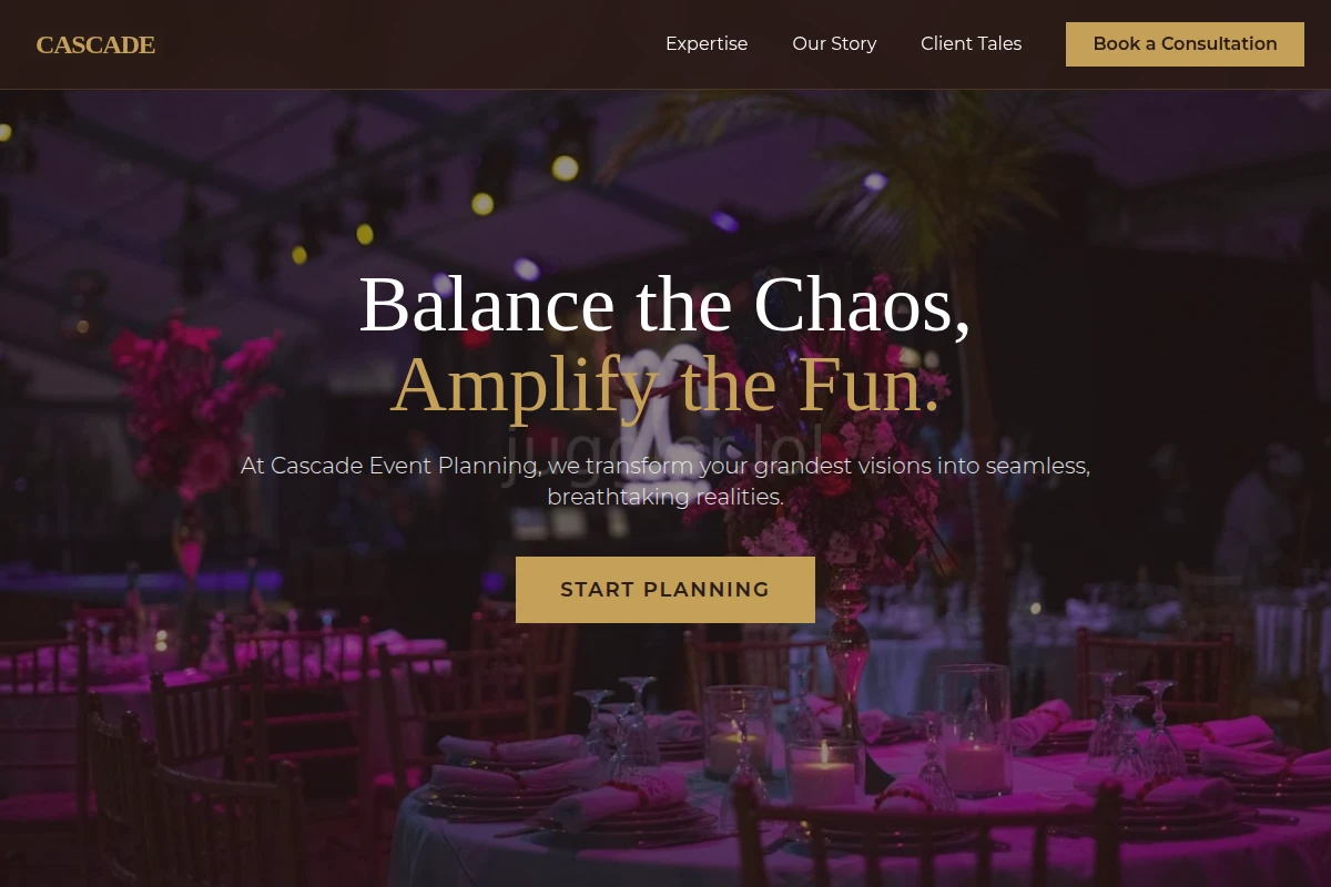 Cascade Event Planning