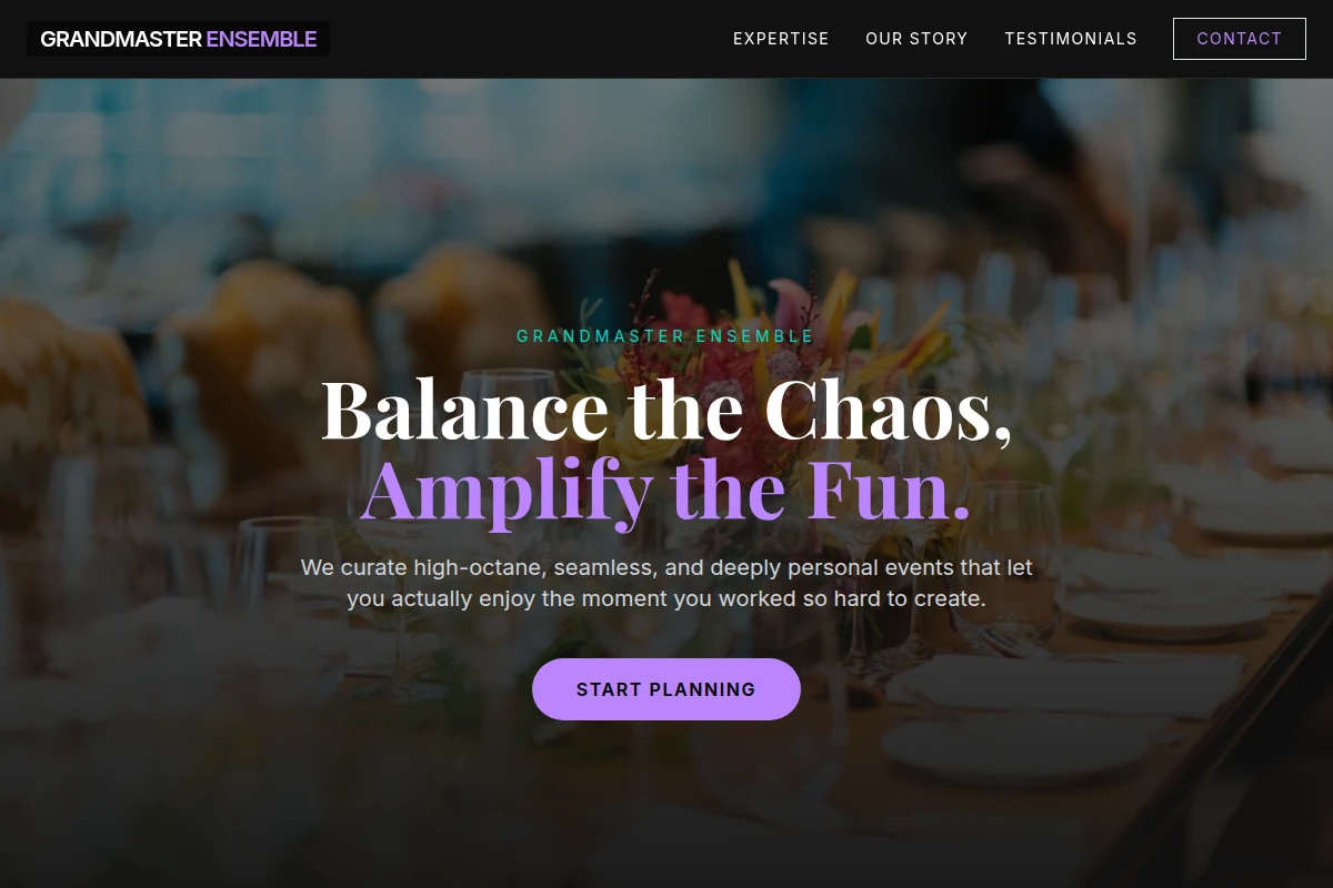 Reel Event Planning