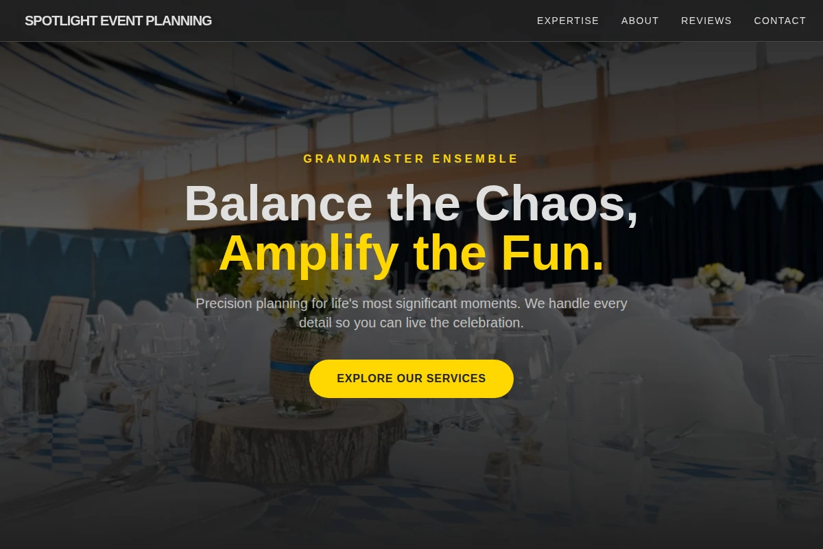 Spotlight Event Planning