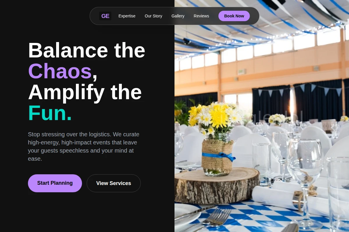 Showreel Event Planning