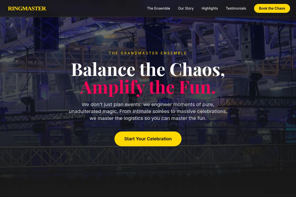 Ringmaster Party Planner