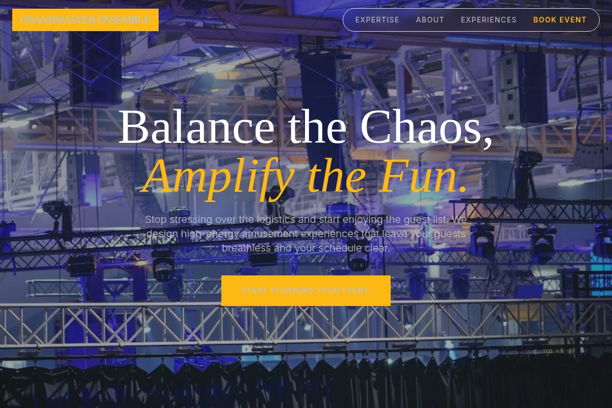 Amusement Party Planner