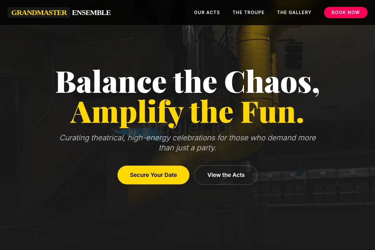 Vaudeville Party Planner