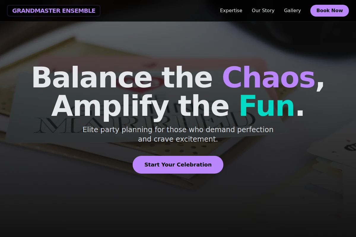 Balance Party Planner