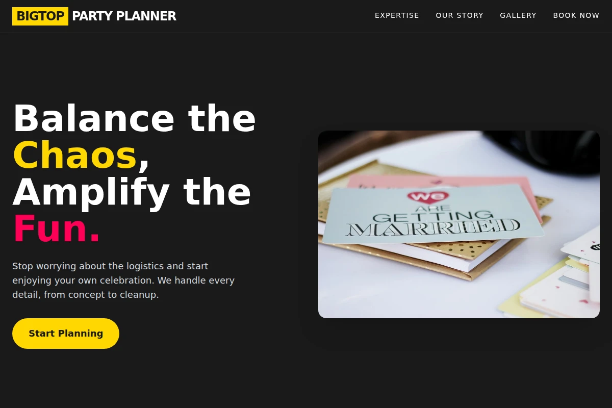 BigTop Party Planner
