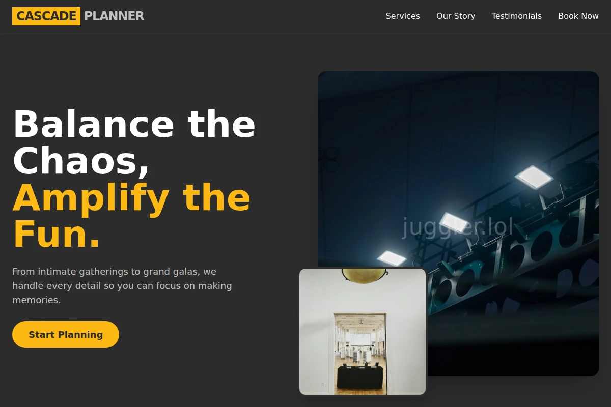 Cascade Party Planner
